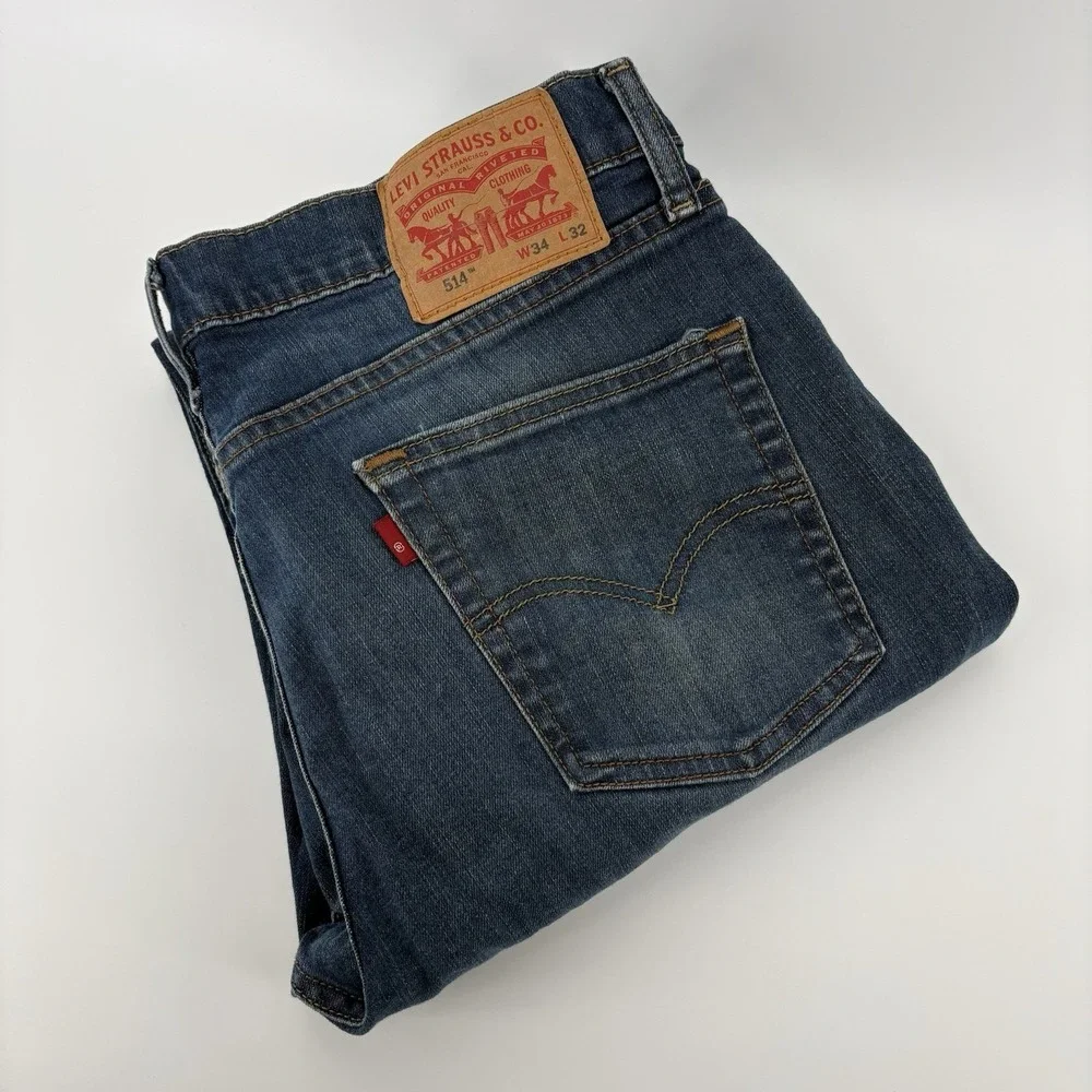 Levi's 514 Straight Leg Jeans Men's 34x32‎